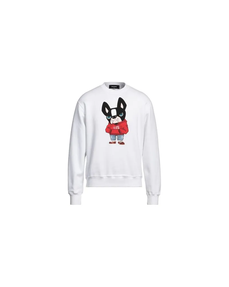 Dsquared2 TOPS - Sweatshirtsauf YOOX.COM Weiß