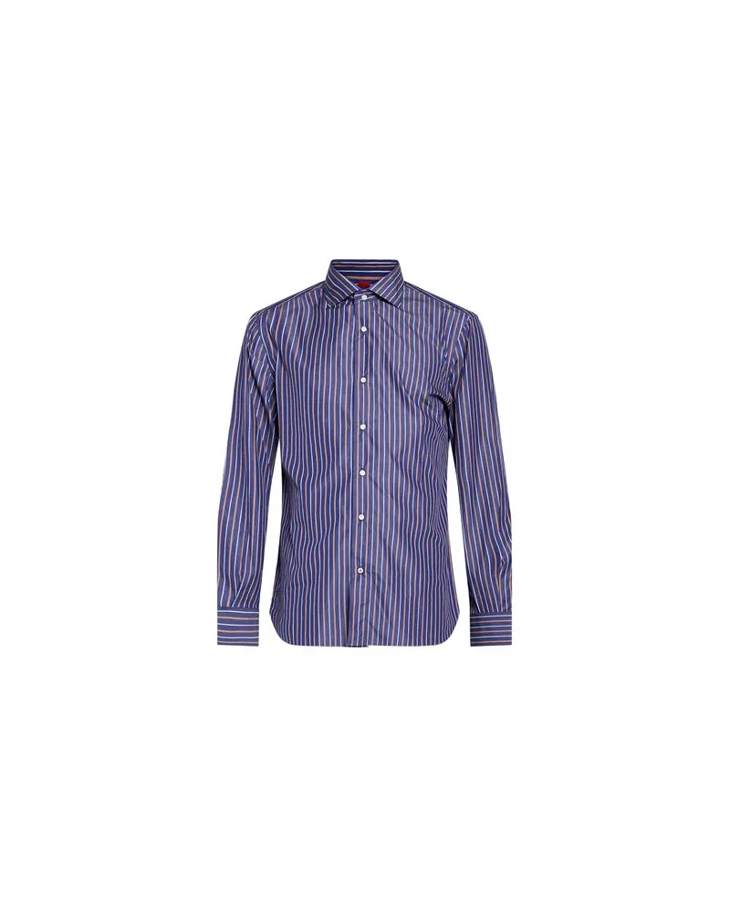 Isaia TOPS - Hemdenauf YOOX.COM Blau