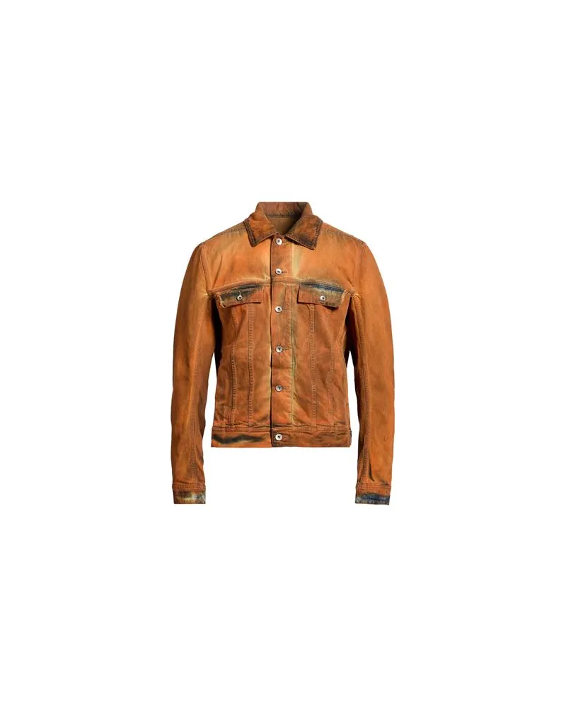 DRKSHDW by Rick Owens JACKEN & MÄNTEL - Jeansjacken/Mäntelauf YOOX.COM Orange