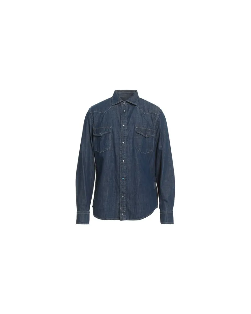 Jacob Cohën TOPS - Jeanshemdenauf YOOX.COM Blau