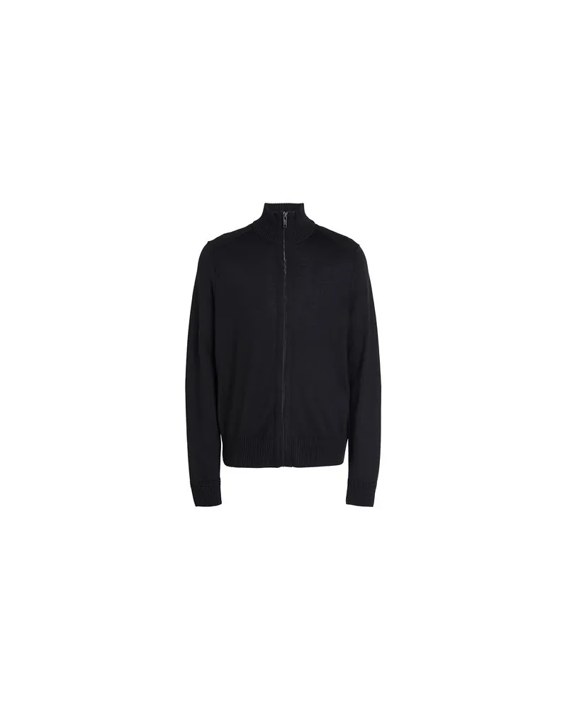 HUGO BOSS STRICKWAREN - Strickjackenauf YOOX.COM Schwarz