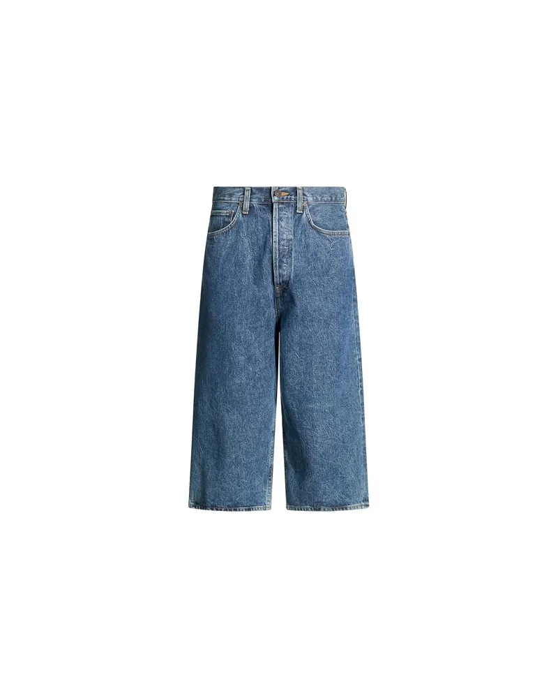 AGOLDE HOSEN & RÖCKE - Jeansshortsauf YOOX.COM Blau