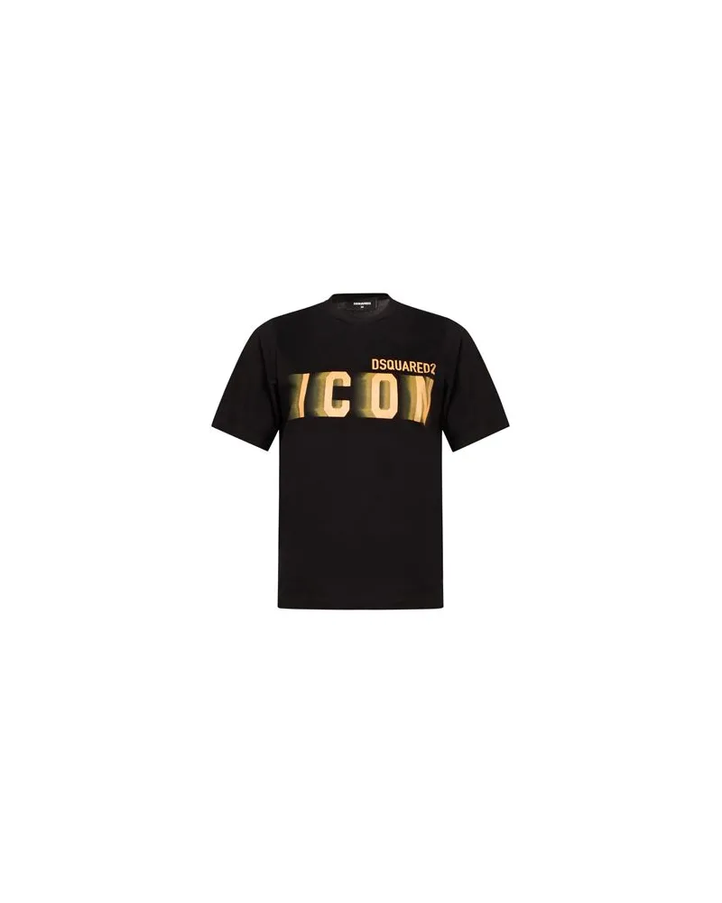 Dsquared2 TOPS - T-shirtsauf YOOX.COM Schwarz