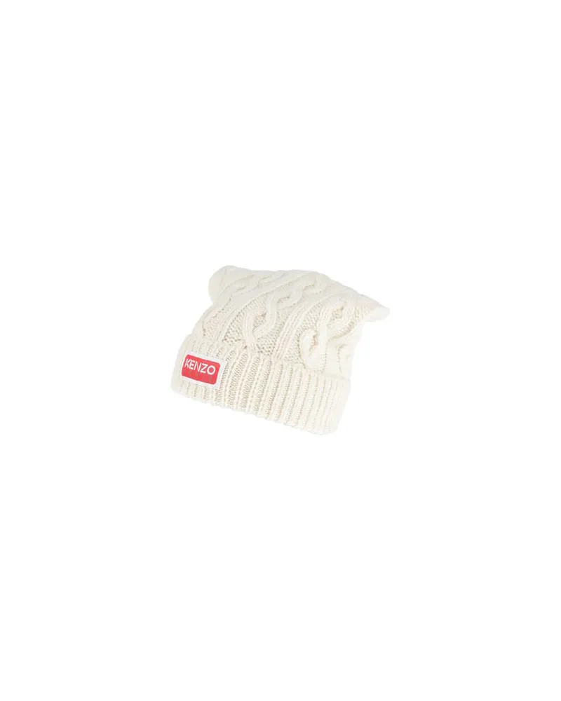 Kenzo ACCESSOIRES - Mützen & Hüteauf YOOX.COM Cremeweiß