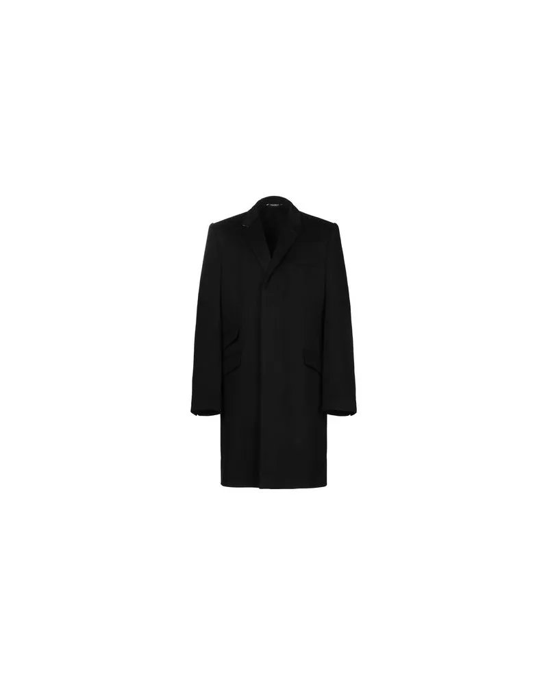 Dolce & Gabbana JACKEN & MÄNTEL - Mäntelauf YOOX.COM Schwarz