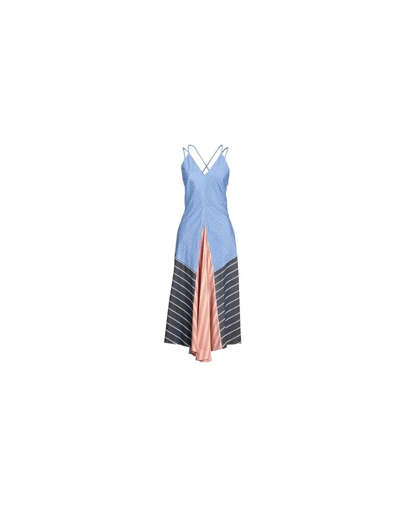 Paul Smith KLEIDER - Maxi-Kleiderauf YOOX.COM Himmelblau