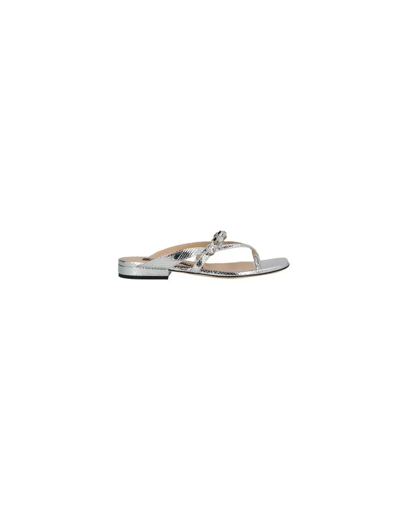 Sergio Rossi SCHUHE - Zehentrennerauf YOOX.COM Silber