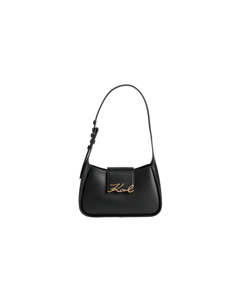 Karl Lagerfeld K/SIGNATURE SM SHOULDER BAG  - TASCHEN - Handtaschenauf YOOX.COM Schwarz