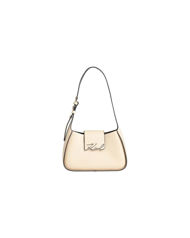 Karl Lagerfeld K/SIGNATURE SM SHOULDER BAG  - TASCHEN - Handtaschenauf YOOX.COM Beige