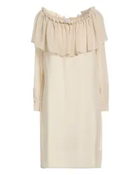 Gold Case Mini-Kleid Beige