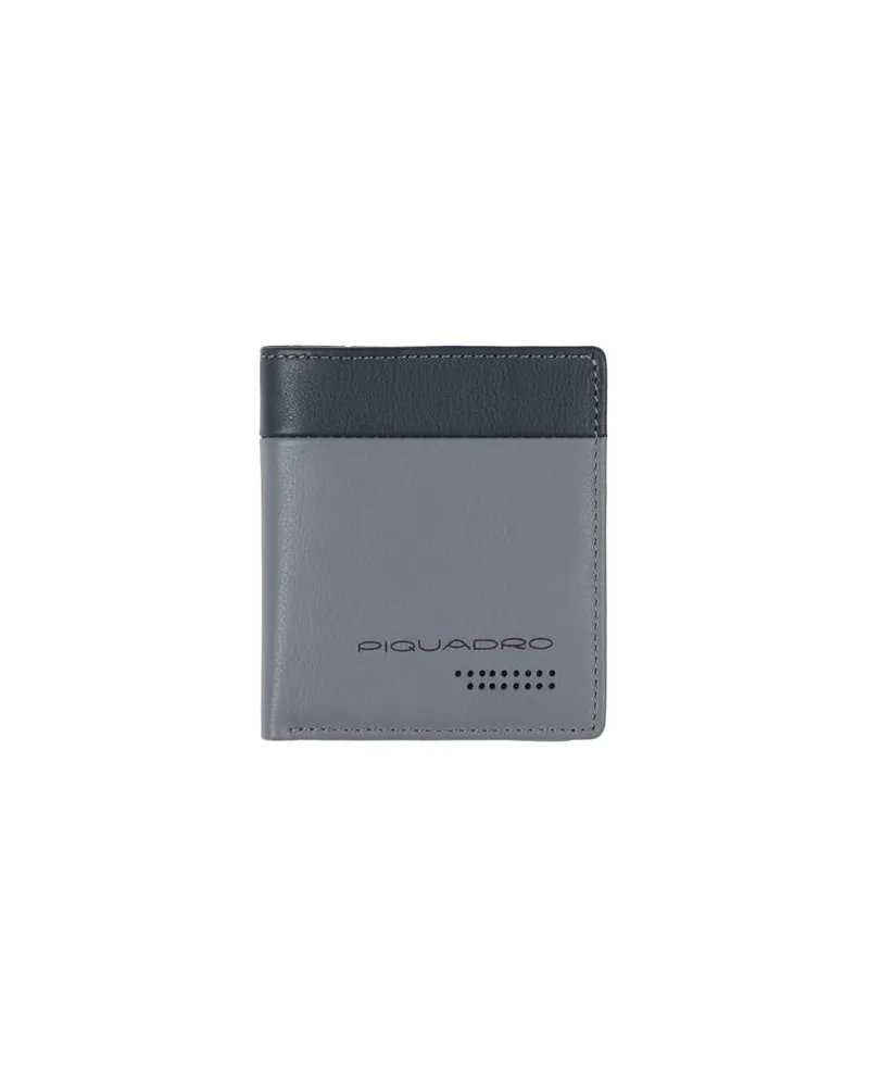 Piquadro Kleinlederwaren - Brieftaschenauf YOOX.COM Hellgrau