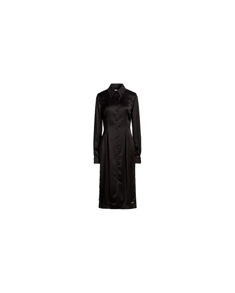 Marine Serre KLEIDER - Midi-Kleiderauf YOOX.COM Schwarz