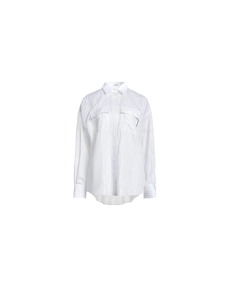 Brunello Cucinelli TOPS - Hemdenauf YOOX.COM Weiß