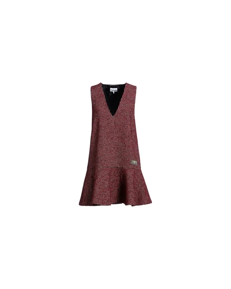 Ganni KLEIDER - Mini-Kleiderauf YOOX.COM Rot
