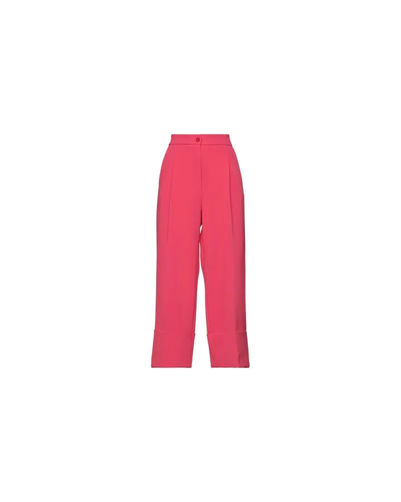 SOLOTRE HOSEN & RÖCKE - Hosenauf YOOX.COM Fuchsia
