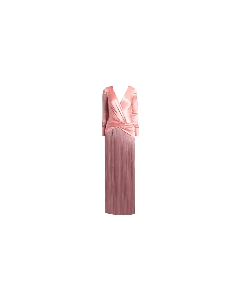 Elisabetta Franchi RED CARPET - KLEIDER - Maxi-Kleiderauf YOOX.COM Lachs