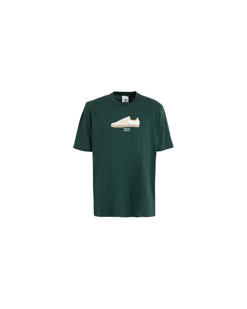 adidas TS SPORT 3  - TOPS - T-shirtsauf YOOX.COM Dunkelgrün