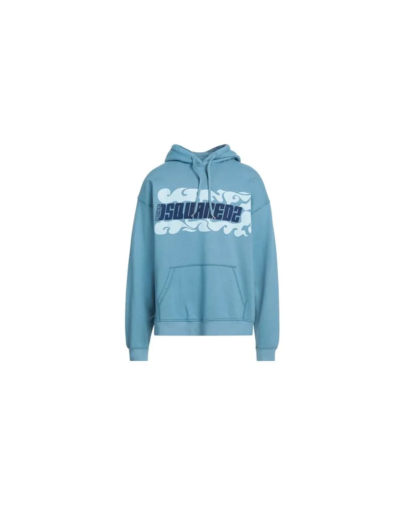 Dsquared2 TOPS - Sweatshirtsauf YOOX.COM Blaugrau