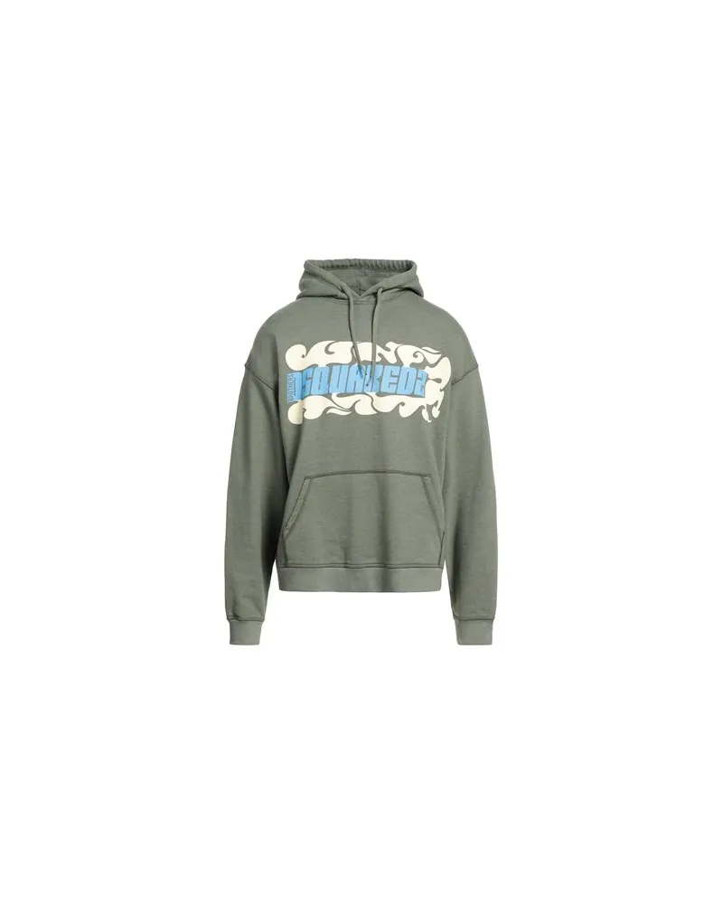 Dsquared2 TOPS - Sweatshirtsauf YOOX.COM Militärgrün