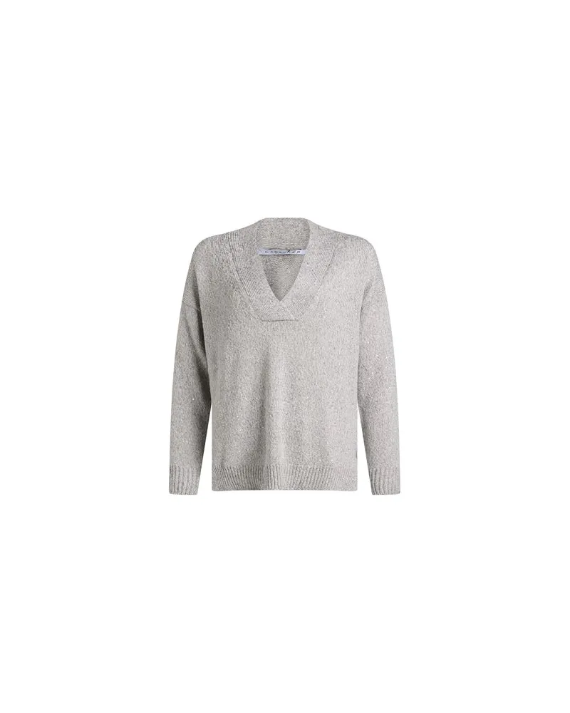 Caractère STRICKWAREN - Pulloverauf YOOX.COM Hellgrau