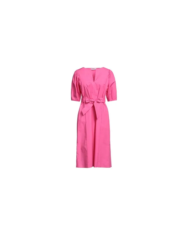 Caractère KLEIDER - Midi-Kleiderauf YOOX.COM Fuchsia