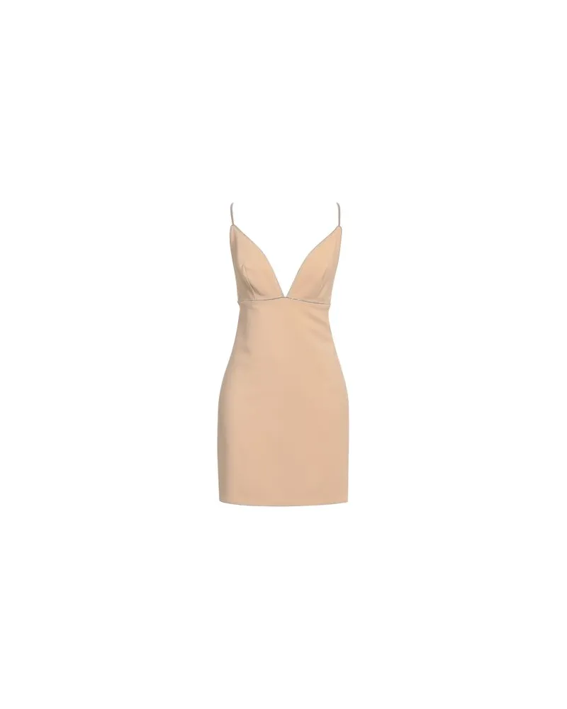 Elisabetta Franchi KLEIDER - Mini-Kleiderauf YOOX.COM Beige