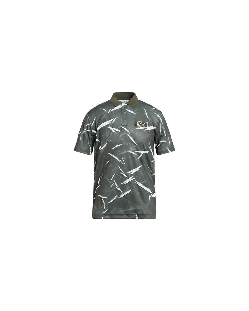 EA7 TOPS - Poloshirtsauf YOOX.COM Militärgrün