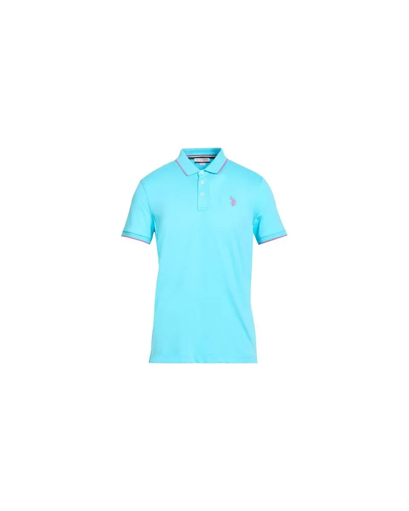 U.S. Polo Assn.  U POLO ASSN. - TOPS - Poloshirtsauf YOOX.COM Himmelblau