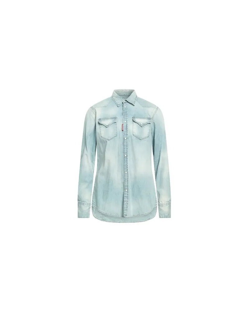 Dsquared2 TOPS - Jeanshemdenauf YOOX.COM Blau
