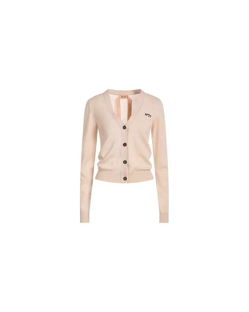 N° 21 STRICKWAREN - Strickjackenauf YOOX.COM Hellrosa