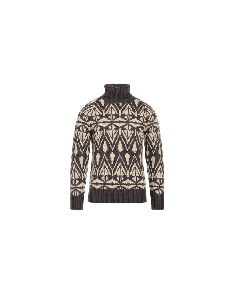 Moncler STRICKWAREN - Rollkragenpulloverauf YOOX.COM Grau