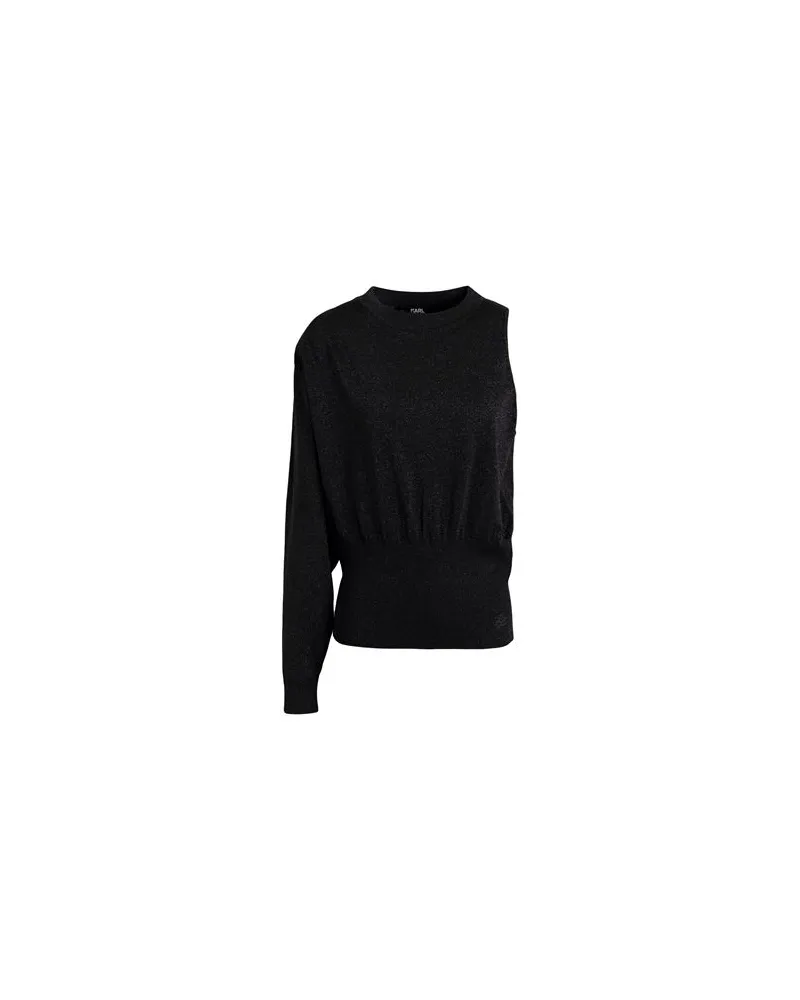 Karl Lagerfeld EVENING KNIT SWEATER  - STRICKWAREN - Pulloverauf YOOX.COM Schwarz