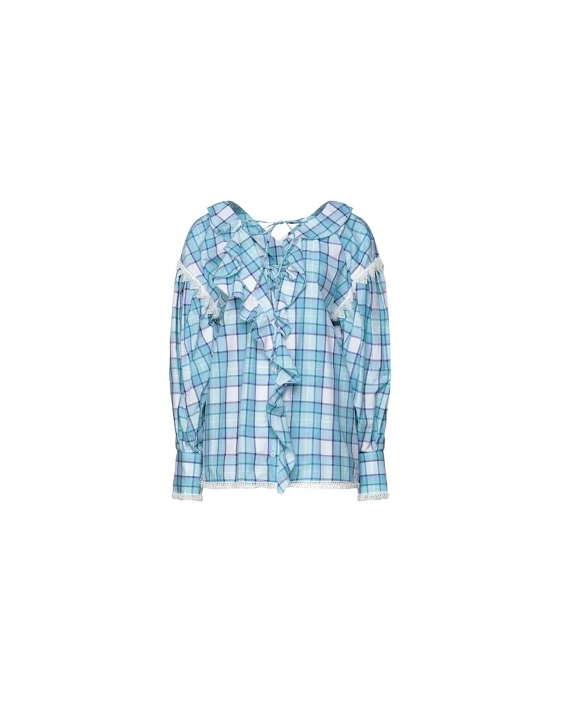 MSGM TOPS - Hemdenauf YOOX.COM Tūrkis