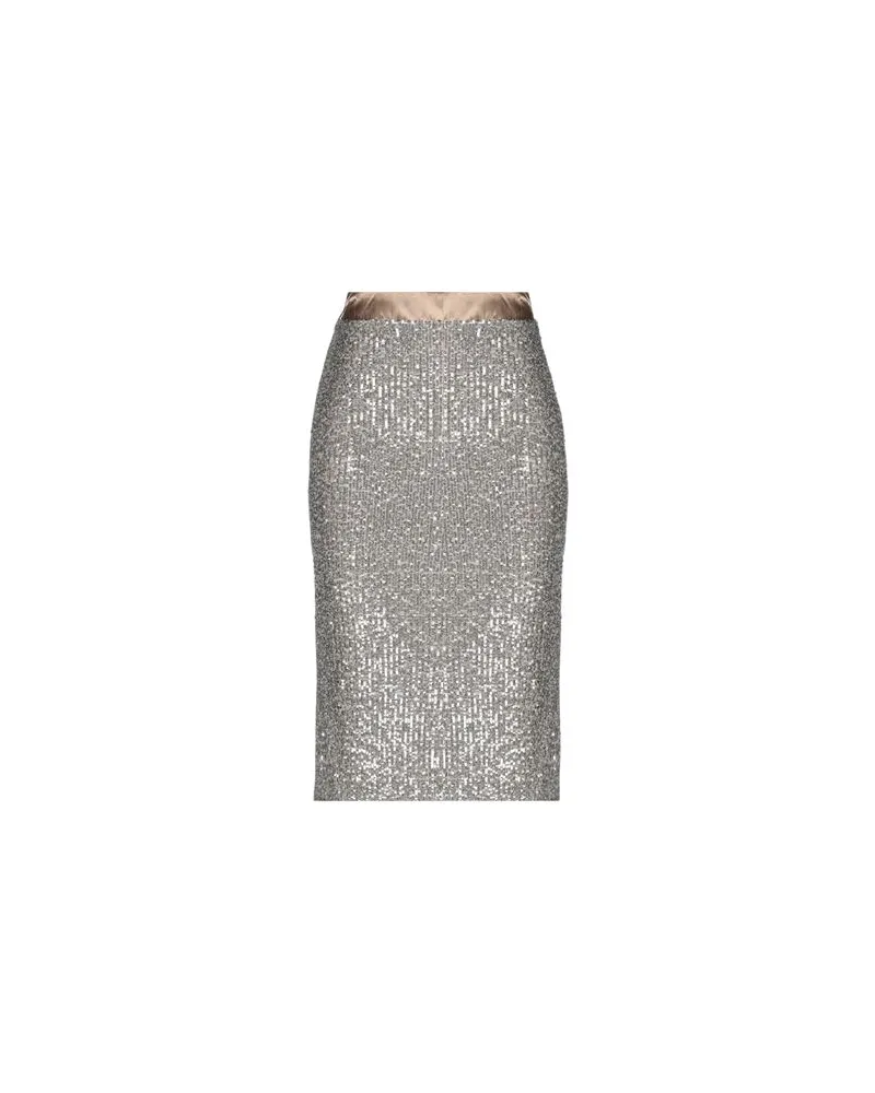 Manila Grace HOSEN & RÖCKE - Midi-Röckeauf YOOX.COM Silber