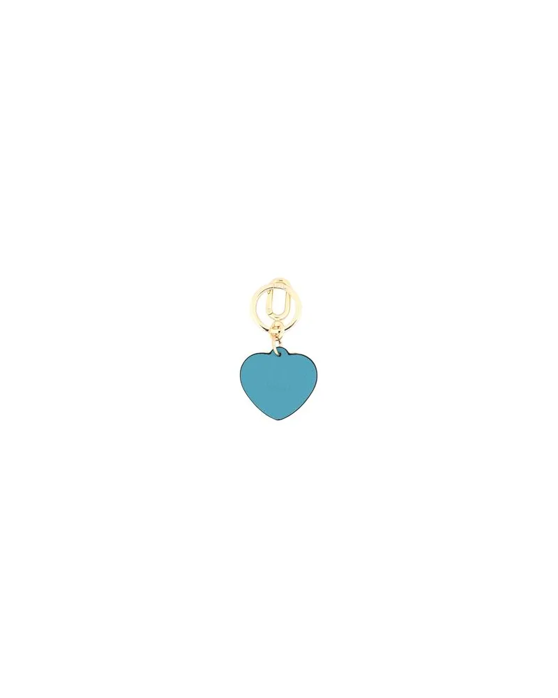 Furla VENUS KEYRING HEART  - Kleinlederwaren - Schlüsselanhängerauf YOOX.COM Blaugrau