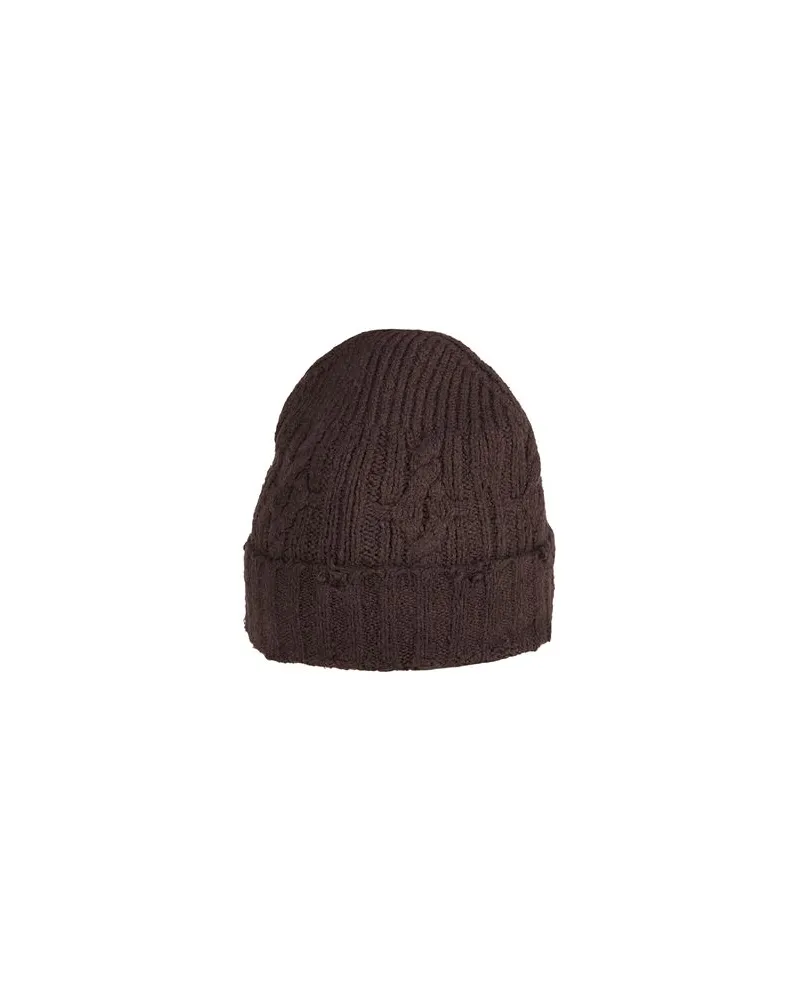 Mauro Grifoni ACCESSOIRES - Mützen & Hüteauf YOOX.COM Dunkelbraun