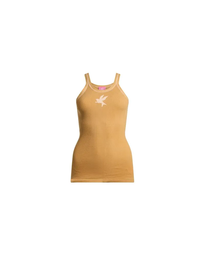 One Teaspoon TOPS - Tank Topsauf YOOX.COM Senf