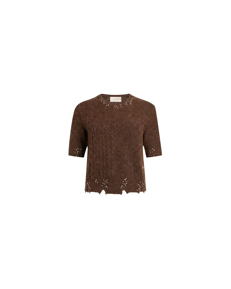Kaos STRICKWAREN - Pulloverauf YOOX.COM Braun