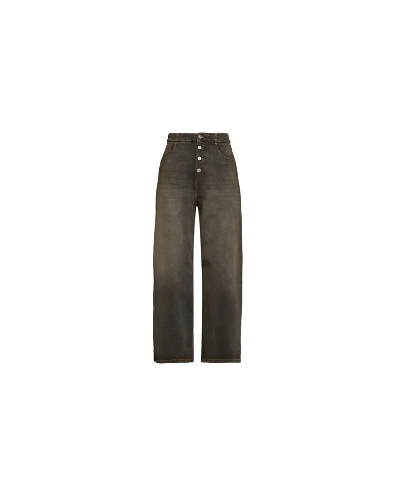 Maison Margiela HOSEN & RÖCKE - Jeanshosenauf YOOX.COM Braun