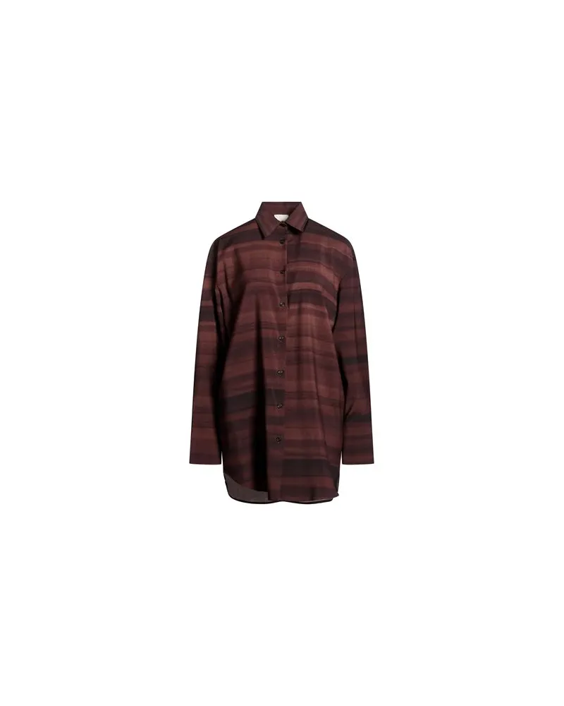 ALYSI CHOCOLAT - TOPS - Hemdenauf YOOX.COM Braun