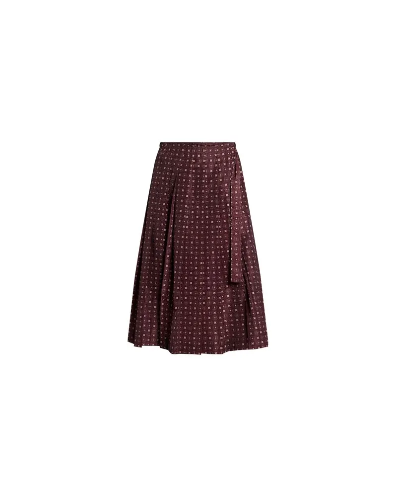 HACHE HOSEN & RÖCKE - Midi-Röckeauf YOOX.COM Braun