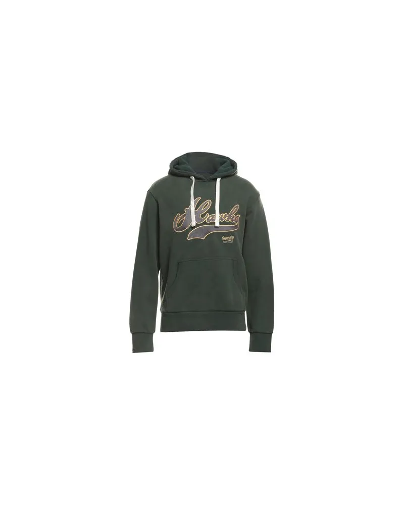 Superdry. TOPS - Sweatshirtsauf YOOX.COM Grün