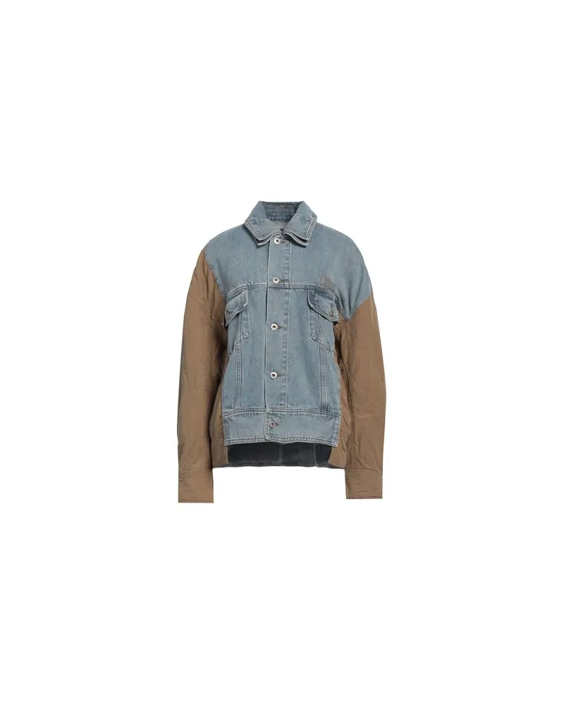 Feng Chen Wang JACKEN & MÄNTEL - Jeansjacken/Mäntelauf YOOX.COM Blau