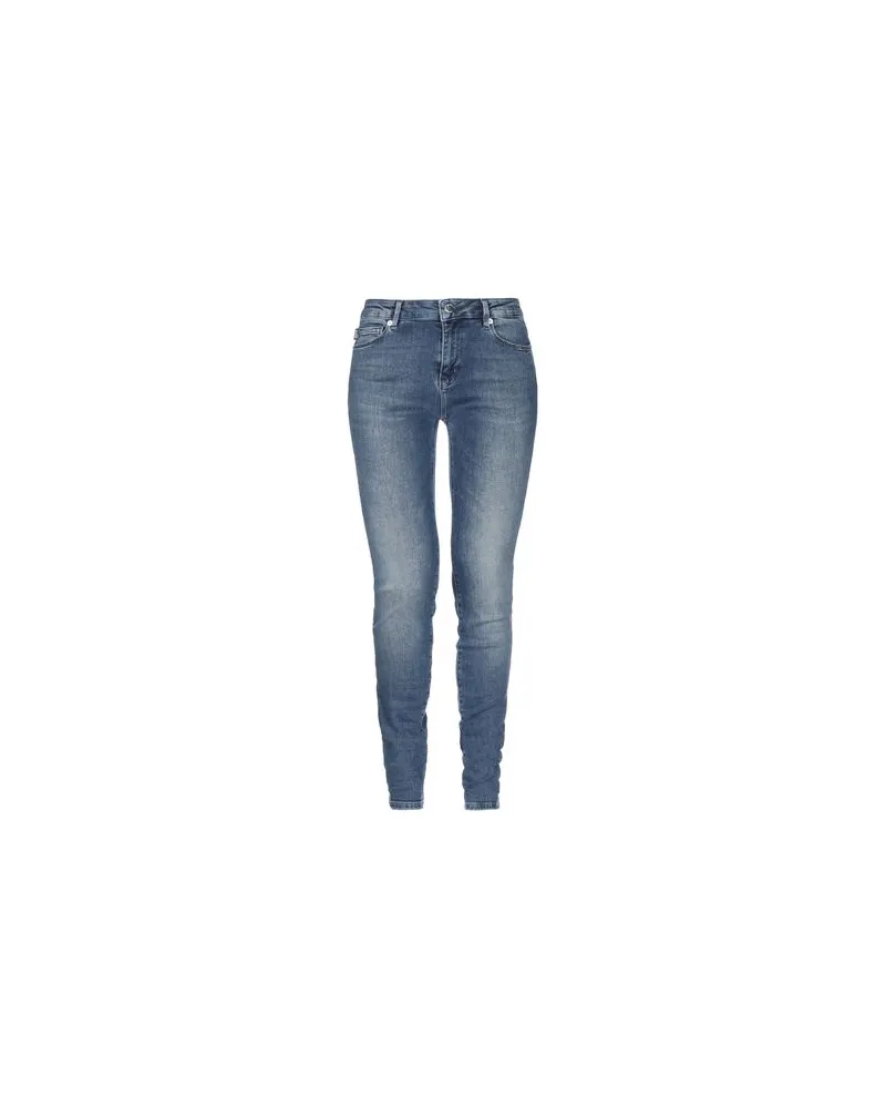 Moschino HOSEN & RÖCKE - Jeanshosenauf YOOX.COM Blau