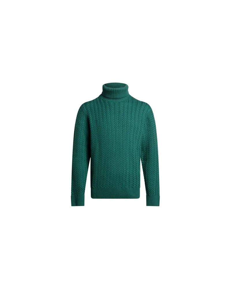 Incotex STRICKWAREN - Rollkragenpulloverauf YOOX.COM Grün