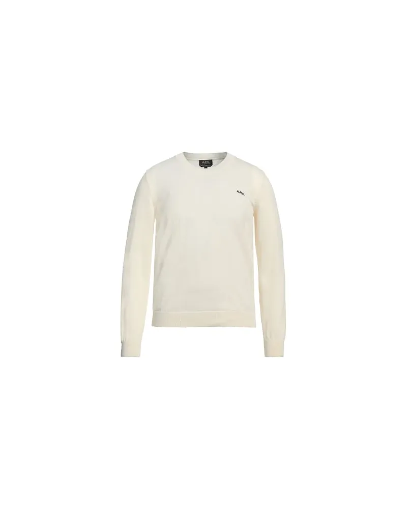 A.P.C. STRICKWAREN - Pulloverauf YOOX.COM Elfenbein