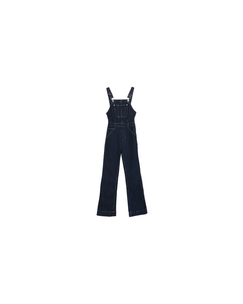 Topshop OVERALLS - Lange Overallsauf YOOX.COM Blau