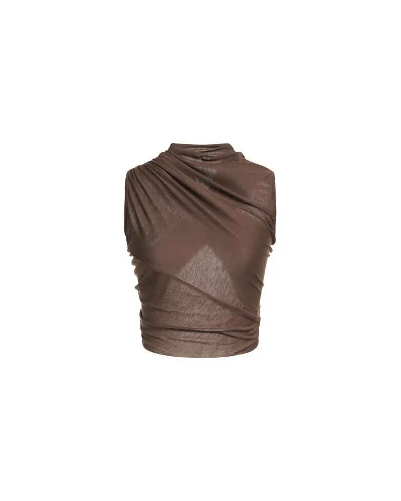 Rick Owens Lilies TOPS - Topsauf YOOX.COM Schokobraun