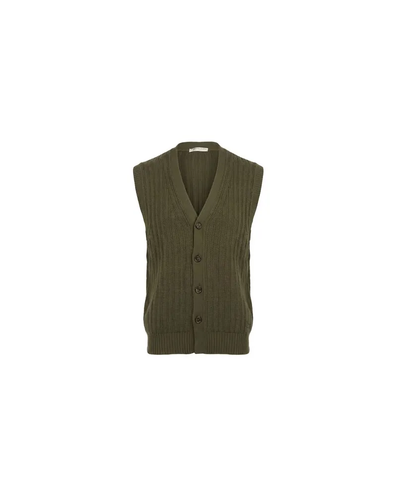 Brooksfield STRICKWAREN - Strickjackenauf YOOX.COM Militärgrün