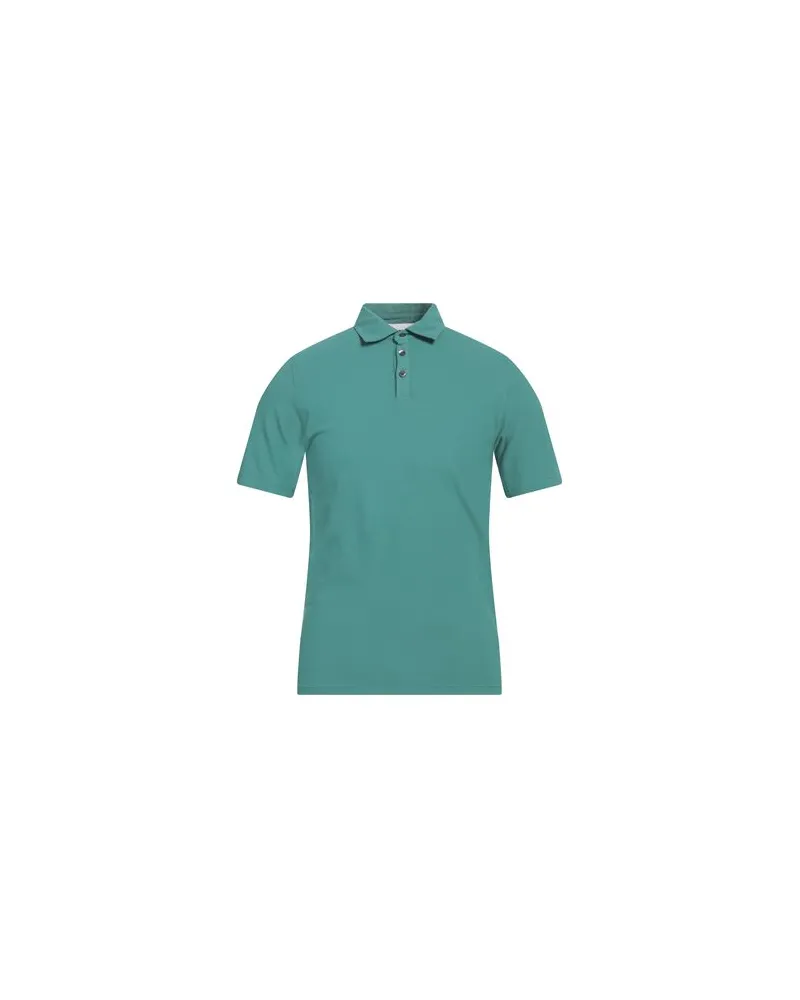 Alpha Studio TOPS - Poloshirtsauf YOOX.COM Smaragdgrün
